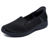 158698 SKECHERS REGGAE FEST 2.0 GUIDING LIGHT SLIP-INS WOMEN 8.5 BLACK