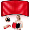 Puroth Red Light Therapy Mat 24"x12" with 242 LEDs 726 Chips 660, 850nm - BLACK