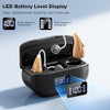 NVBOTY OTC HEARING AID RECHARGEABLE 25+ HOUR BATTERY LIFE K06 - BLACK
