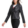 LW7RU613 Levi's Women's Faux Leather Jacket, Classic Black, X-Small New
