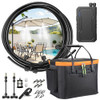 AUSIC PORTABLE MISTING SYSTEM FOR OUTSIDE PATIO, OUTDOOR WATER COOLING P81-007