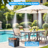 AUSIC PORTABLE MISTING SYSTEM FOR OUTSIDE PATIO, OUTDOOR WATER COOLING P81-007