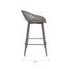 Jamesdar Kurv Steel Counter Stool 2 Piece Set B07ZG44L3C - Warm Gray New