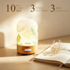FASHOME ESSENTIAL OIL DIFFUSER HAND BLOWN GLASS 100ML ULTRASONIC HEA01A - GREEN