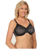 857210 WACOAL WOMEN'S VISUAL EFFECTS MINIMIZER BRA SIZE: WOMEN 40DD - BLACK