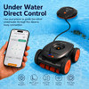 IQUAVIA CORDLESS POOL ROBOT VACUUM FOR INGROUND POOLS WITH APP AND REMOTE