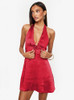 PRINCESS POLLY WOMENS LANIER MINI DRESS - SIZE: WOMEN 8 - RED