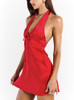 PRINCESS POLLY WOMENS LANIER MINI DRESS - SIZE: WOMEN 8 - RED