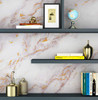 Livelynine 36" x 197" Wide Size Gold Marble Countertop Contact Paper B08H2LBVPC