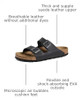 0051191 BIRKENSTOCK MENS ARIZONA SYNTHETIC SANDALS - SIZE: MEN 11 - BLACK