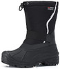 MORENDL MEN SNOW BOOTS COLD-WEATHER WATERPROOF HIKING SNOW BOOTS SIZE 10 - BLACK