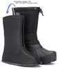 MORENDL MEN SNOW BOOTS COLD-WEATHER WATERPROOF HIKING SNOW BOOTS SIZE 10 - BLACK