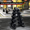 A-Frame Dumbbell Rack Stand Only Weight Rack for Dumbbells 5 Tier B08ZXH4DHV