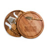 855-04-512 Picnic Time NFL Cleveland Browns Circo Cheese Board & Knife Set
