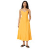 AEWM26775M26 Amazon Essentials Women's Midi Dress, Size L - Gold/Yellow New