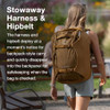 OSPREY SOJOURN PORTER 30L TRAVEL BACKPACK BLACK New