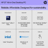 HP 27-CR10 27" FHD Touch AIO Intel Ultra 7 155U, 16GB, 512GB, W11- White
