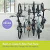 DELTA 48"In SILVER 6-BIKE VERTICAL RAIL RACK HOLDS UP TO 450 LBS WM6000 - SILVER New