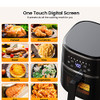 ACEKOOL 5QT AIR FRYER WITH VISIBLE WINDOW 8 PRESET AF-311A - BLACK