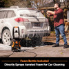 LAWNMASTER ELECTRIC PRESSURE WASHER WITH DETERGENT BOTTLE - GRAY, ORANGE