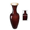 VILLACERA Handcrafted 28” Tall Brown Bamboo Vase,636311NLB New