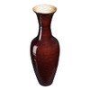 VILLACERA Handcrafted 28” Tall Brown Bamboo Vase,636311NLB New