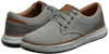 65981 SKECHERS Men's Moreno Canvas Oxford Shoe, Beige, Size 11 US