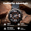 WALKERFIT OUTDOOR SMART WATCH MEN 1.43" AMOLED 5ATM WATERPROOF 170+ MODES BLACK