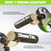WORKPRO 12V ELECTRIC PRUNING SHEARS 0.6" & 1" CUT CAPACITY 2 PC W159047AE- GREEN