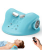 RINGCO NECK MASSAGER HEAT & VIBRATION 3 LEVEL RECHARGEABLE CERVICAL - LIGHT BLUE