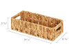 STORAGEWORKS SMALL BACK OF TOILET BASKET - NATURAL WATER HYACINTH - STYLE D New