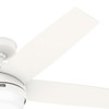 HUNTER ASHEVILLE 52” INDOOR/OUTDOOR CEILING FAN - WHITE New