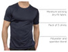 AMZON ESSENTIALS 5 PACK MEN'S DRY FIT WORKOUT T SHIRTS - SIZE L, SET 12 New