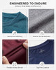 REAL ESSENTIALS 5 PACK: MEN'S DRY FIT T SHIRTS CREW NECK ATHLETIC GYM - L New
