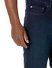 AMAZON ESSENTIALS MEN'S ATHLETIC-FIT STRETCH JEANS BLUE OVER DYE, 29X30