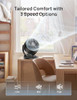 12 Inches 70ft Airflow 25db Table Air Circulator Fan B0BSH75KZ3 - Black New