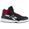 REEBOK WORK BB4500 WORK HIGH TOP SNEAKER - SIZE: MEN 10W - BLACK RED