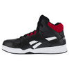 REEBOK WORK BB4500 WORK HIGH TOP SNEAKER - SIZE: MEN 10W - BLACK RED