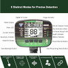 SUPEREYE S6600 METAL DETECTOR - HIGH ACCURACY, 6 MODES, LCD DISPLAY - BLACK