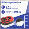 AULANK STEAM CLEANER, 14PCS, 6 LEVEL, HEAT 15S UP, TC-SC-002-2RED - 2-RED