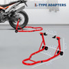 GarveeTech Motorcycle Stand Lift 900 LBS Front & Rear Combo Motorcycle Stands