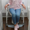RMS Toilet Safety Frame Rail - Folding Portable Bathroom Grab Bars - White New
