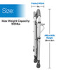 RMS Toilet Safety Frame Rail - Folding Portable Bathroom Grab Bars - White New