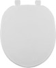 CENTOCO ELONGATED TOILET SEAT, CLOSED FRONT, COVER, RESIDENTIAL PLASTIC - WHITE