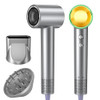 YSATERY HAIR DRYER 150000 RPM IONIC 500M NEGATIVE IONS LIGHTWEIGHT TRAVEL - GREY