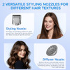 YSATERY HAIR DRYER 150000 RPM IONIC 500M NEGATIVE IONS LIGHTWEIGHT TRAVEL - GREY
