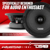 DS18 PRO-ZXI6.4BM 6.5" PRO AUDIO MIDRANGE LOUDSPEAKER 600W MAX, 300W RMS - BLACK