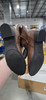KAREN SCOTT WOMENS DELIEE CLOSED TOE KNEE HIGH RIDING BOOTS - SIZE: 7.5 - COGNAC