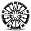 2014-2019 Toyota Corolla 16" Black Aluminum Rim OE Direct Replacement New