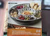 GENERIC LAZY SUSAN LARGE 7 PIECE SERVEWARE SET - BLACK WHITE
